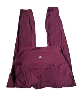 lululemon athletica burgundy High-Rise Leggings